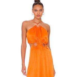 ELLIATT Visitant Maxi Dress in Papaya